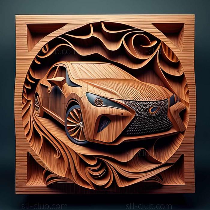 3D мадэль Lexus CT (STL)